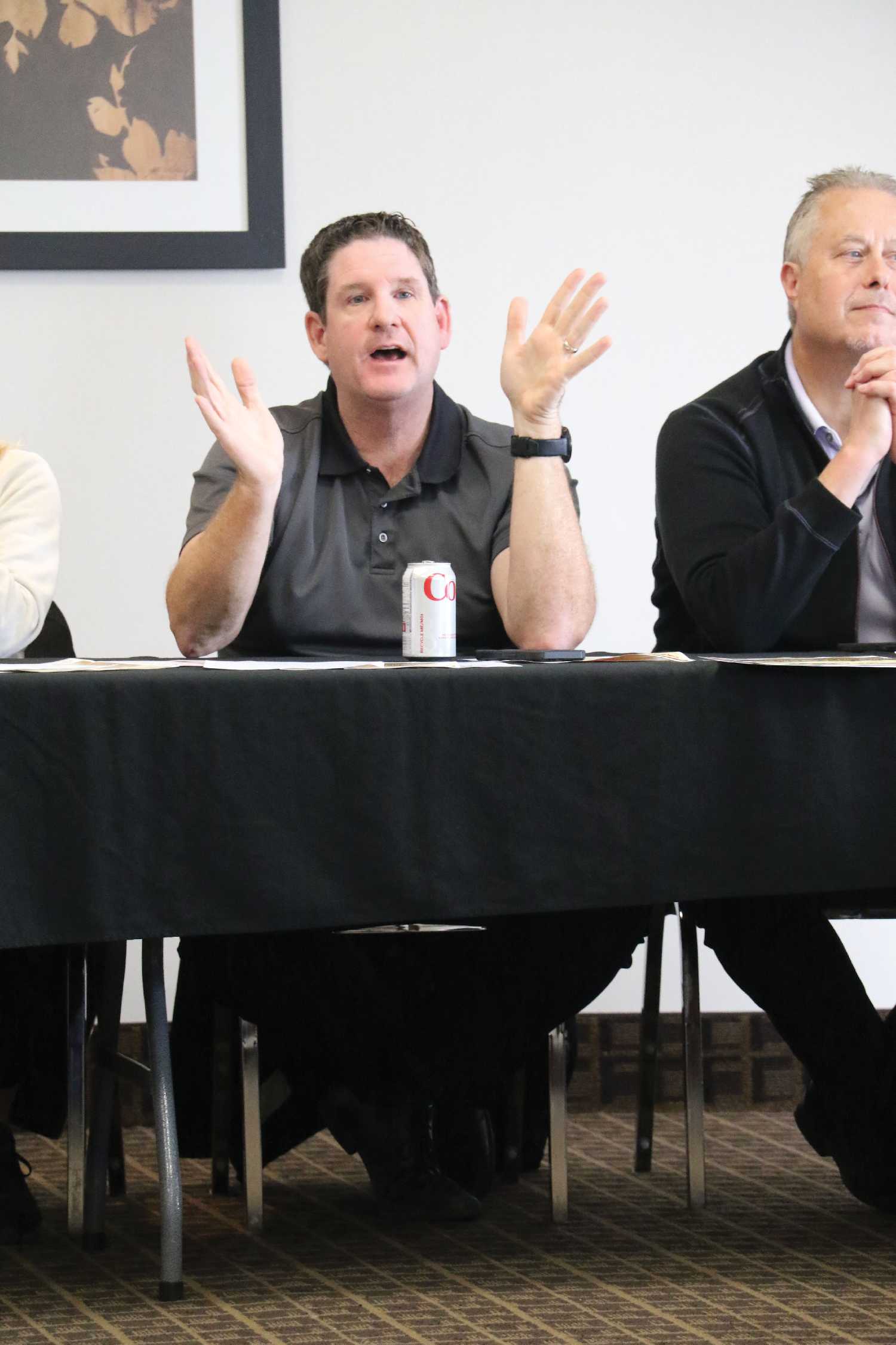 Mayor Murray Gray speaking to Chamber members Tuesday about the importance of the 2026 census.